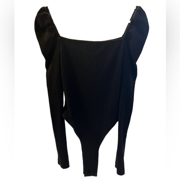 SHEIN, ribbed off the shoulder one piece, long sleeve,never worn. - Picture 2 of 3